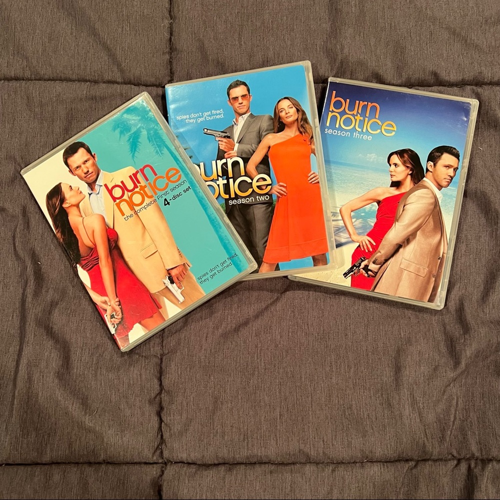 Burn Notice Seasons 1-3 on DVD Spy Action Drama USS Network Jeffrey Donovan